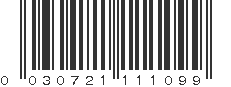 UPC 030721111099