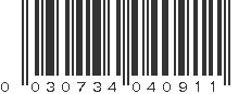 UPC 030734040911