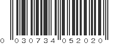 UPC 030734052020