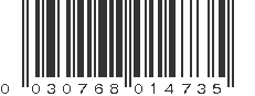 UPC 030768014735