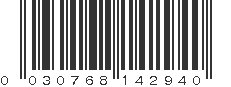 UPC 030768142940