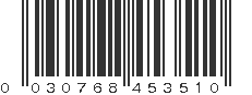 UPC 030768453510