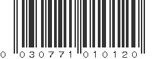 UPC 030771010120