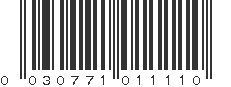 UPC 030771011110