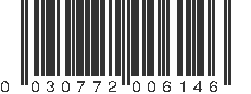 UPC 030772006146