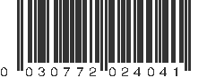 UPC 030772024041