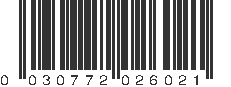 UPC 030772026021