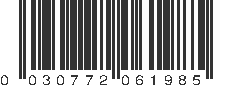 UPC 030772061985