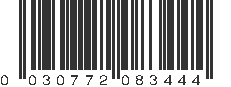 UPC 030772083444