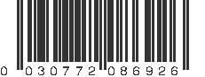 UPC 030772086926