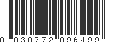 UPC 030772096499