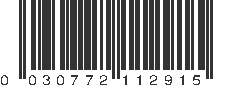 UPC 030772112915