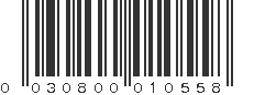 UPC 030800010558