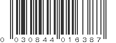 UPC 030844016387