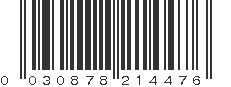 UPC 030878214476