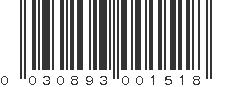 UPC 030893001518