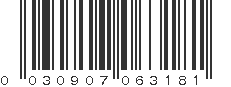 UPC 030907063181