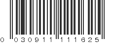 UPC 030911111625