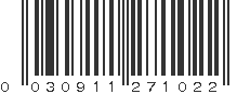 UPC 030911271022