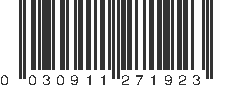 UPC 030911271923