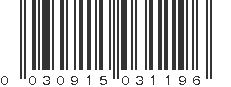 UPC 030915031196