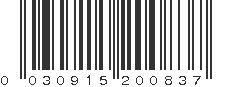 UPC 030915200837