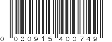 UPC 030915400749