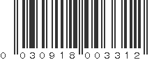 UPC 030918003312