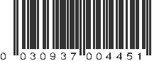 UPC 030937004451