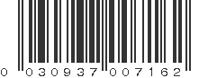 UPC 030937007162