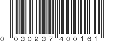 UPC 030937400161