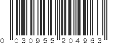 UPC 030955204963