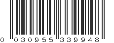 UPC 030955339948