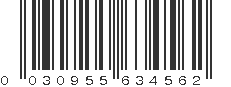 UPC 030955634562