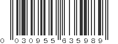 UPC 030955635989