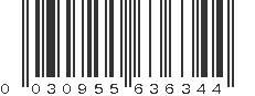 UPC 030955636344