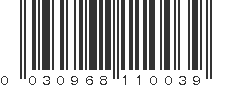 UPC 030968110039