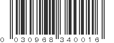 UPC 030968340016