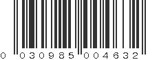 UPC 030985004632