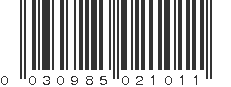 UPC 030985021011