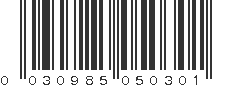 UPC 030985050301