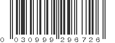 UPC 030999296726