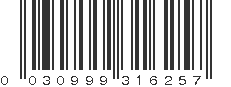 UPC 030999316257