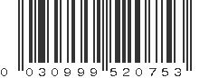 UPC 030999520753