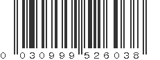 UPC 030999526038