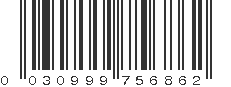 UPC 030999756862