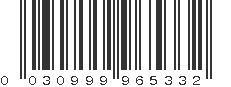 UPC 030999965332