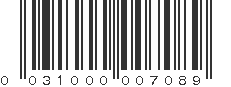 UPC 031000007089