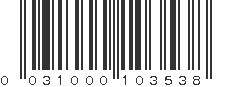 UPC 031000103538