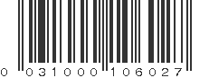 UPC 031000106027